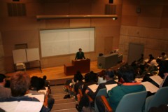 Lecturer and Audience