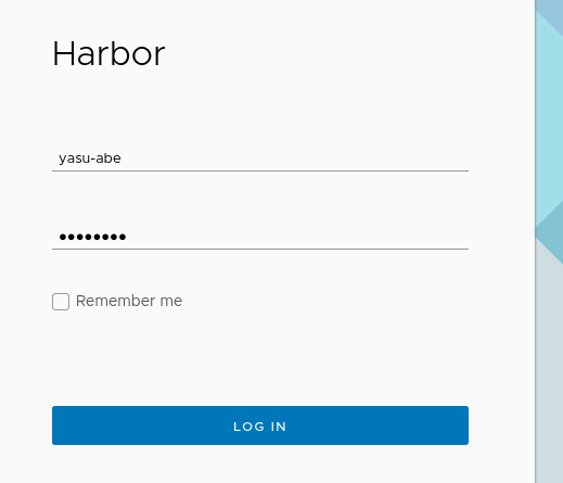 harbor login