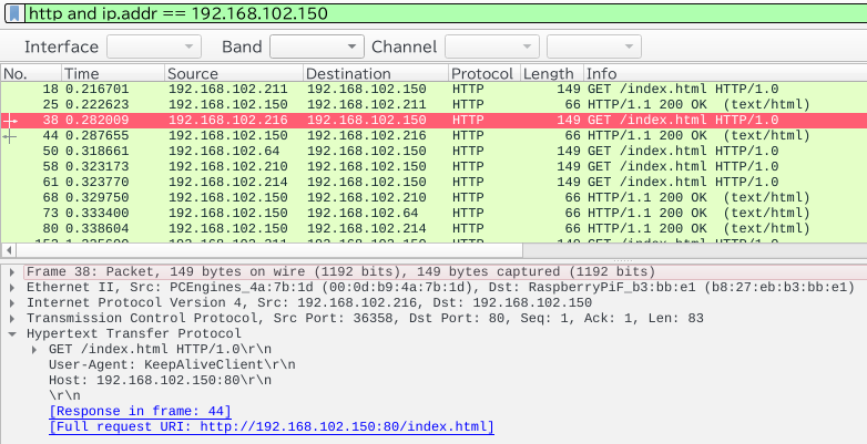 wireshark lbping